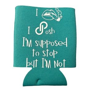 “I’m not” Green Custom Koozie made by yours truly